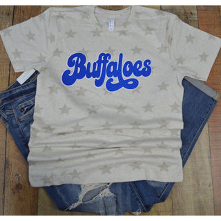 Alcorta Buffaloes -  Script with Stars T-Shirt