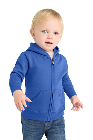 Port & Co® Infant Core Fleece Full-Zip Hooded Sweatshirt. CAR78IZH