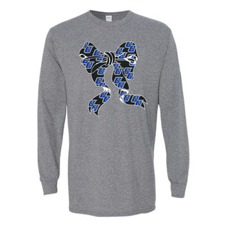 Cisco College Wranglers - Bow Mascot Long Sleeve T-Shirt