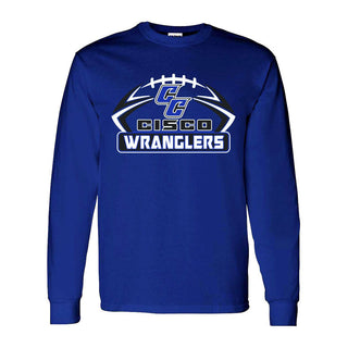 Cisco College Wranglers - Football Long Sleeve T-Shirt