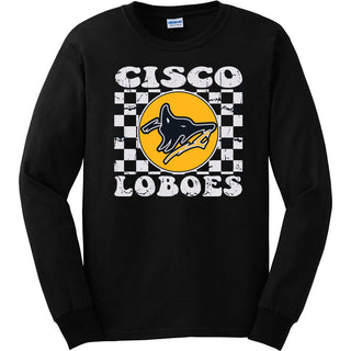 Cisco Loboes - Checkered Long Sleeve T-Shirt