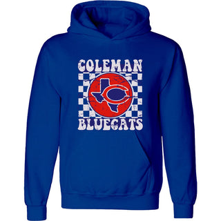 Coleman Bluecats - Checkered Hoodie