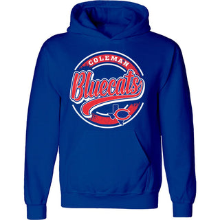 Coleman Bluecats - Circle Script Hoodie