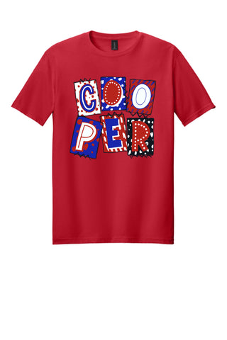 Cooper Cougars - Scrapbook Box T-Shirt