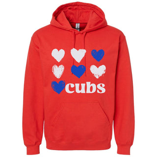 Long Cubs - Foil Hearts Hoodie