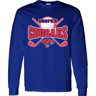 Cooper Cougars - Golf Long Sleeve T-Shirt