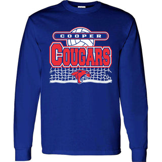 Cooper Cougars - Volleyball Long Sleeve T-Shirt
