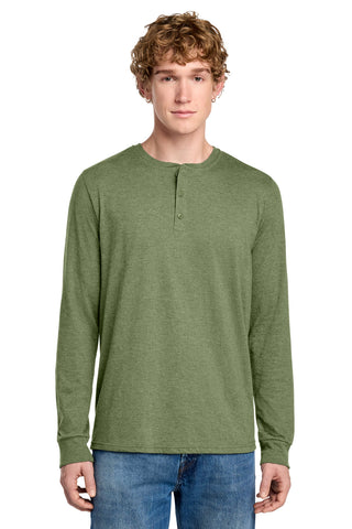 District® Perfect Tri® Long Sleeve Henley DT145