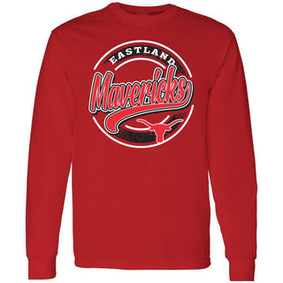 Eastland Mavericks - Circle Script Long Sleeve T-Shirt