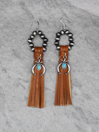 0034 R1-178 SQUASH CHARM HOOP Earrings