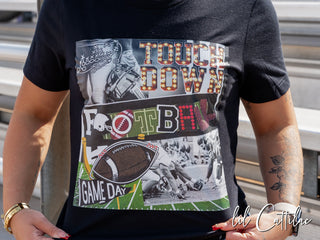 Football Scrapbook - Football Tee