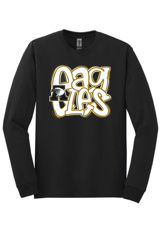Abilene High Eagles - Funky Stack Long Sleeve T-Shirt