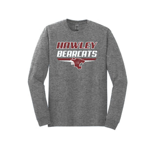 Hawley Bearcats - Double Stripe Long Sleeve T-Shirt