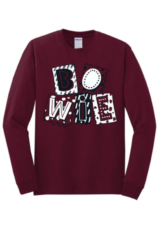 Bowie Bobcats - Scrapbook Box Long Sleeve T-Shirt