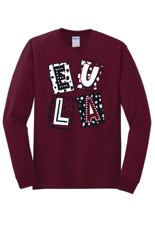 Eula Pirates - Scrapbook Box Long Sleeve T-Shirt