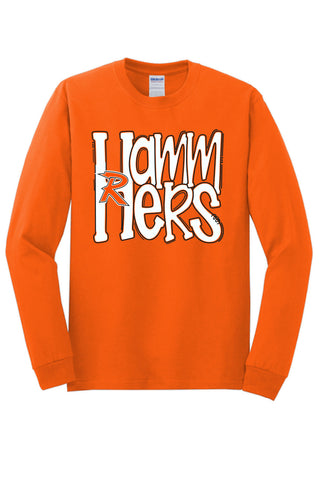 Rotan Yellowhammers - Funky Stack Long Sleeve T-Shirt