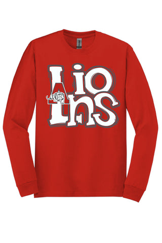 Albany Lions - Funky Stack Long Sleeve T-Shirt