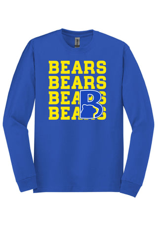 Bassetti Bears - Repeat Long Sleeve T-Shirt