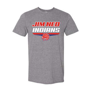 Jim Ned Indians - Double Stripe T-Shirt