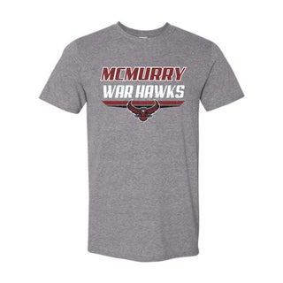 McMurry University War Hawks - Double Stripe T-Shirt