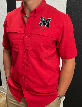 Mann Falcons - Short-Sleeve Fishing Shirt