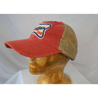It's Indian Time Patch Distressed Mesh Cap