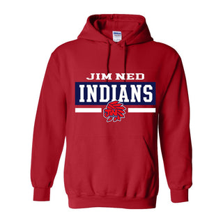 Jim Ned Indians - Simple Striped Hoodie