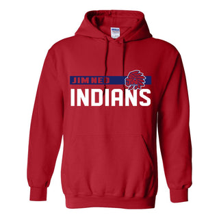 Jim Ned Indians - Thin Stripe Hoodie