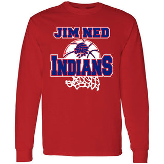 Jim Ned Indians - Basketball Long Sleeve T-Shirt