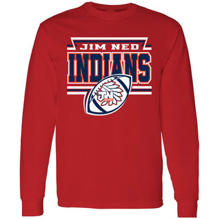 Jim Ned Indians - Football Long Sleeve T-Shirt