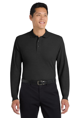 Port Authority® Silk Touch™ Long Sleeve Polo.  K500LS