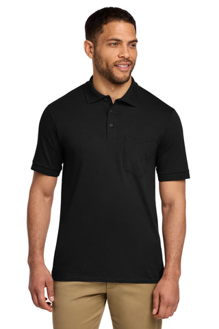 Port & Co® Core Blend Jersey Knit Pocket Polo. KP55P