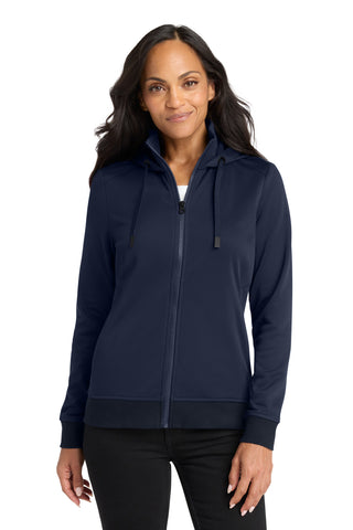 Port Authority® Women's Smooth Fleece Hooded Jacket L814