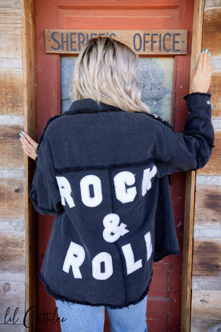 Layla Rock & Roll Black Denim Jacket