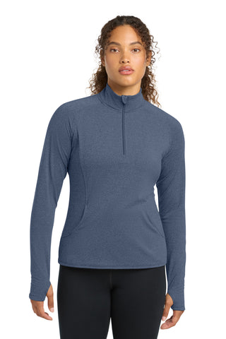 Sport-Tek® Women's Sport-Wick® Stretch 1/4-Zip Pullover. LST850