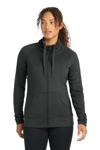 Sport-Tek® Women's Sport-Wick® Stretch Full-Zip Jacket. LST852