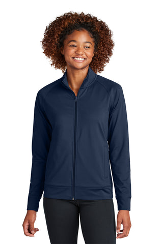 Sport-Tek® Women's Sport-Wick® Stretch Full-Zip Cadet Jacket LST857