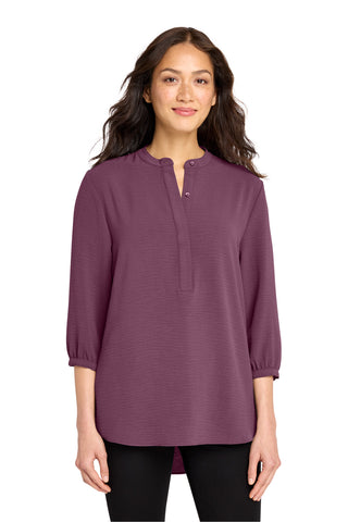 Port Authority® Women's 3/4-Sleeve Textured Crepe Tunic LW713