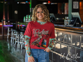 Let's Rodeo Barrel Racer - Western Tee