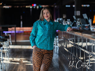 Sadie Boots Bowtie Long-Sleeve Top