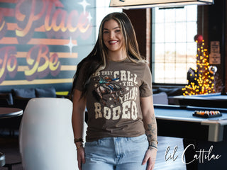 And They Call the Thing Rodeo Bronc - Western Tee