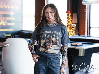 About to Get Western Bull Rider - Western Tee