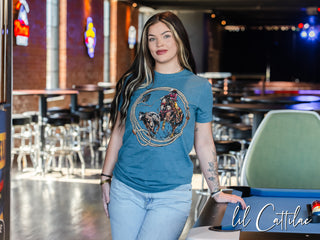 Breakaway Rope Circle - Western Tee