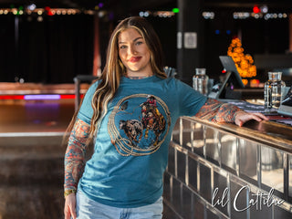 Breakaway Rope Circle - Western Tee