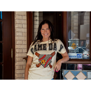 Game Day Check Home Plate - Softball Tee