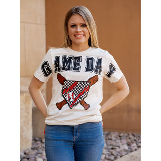 Game Day Check Home Plate - Baseball Tee - Lil Cattilac
