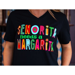 Senorita Needs a Margarita - Cinco Tee