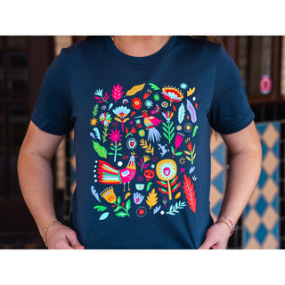 Fiesta Flowers - Cinco Tee - Lil Cattilac