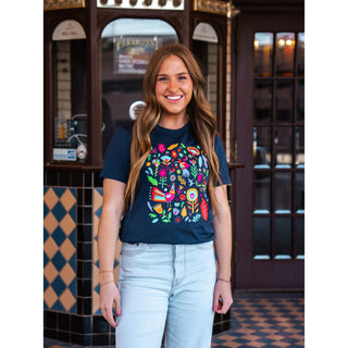 Fiesta Flowers - Cinco Tee - Lil Cattilac