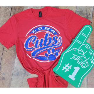 Long Cubs - Circle Script T-Shirt